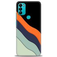 General Mobile GM 21 Plus Kılıf HD Baskılı Kılıf - Siyah + Tam Ekran Koruyucu
