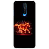 Lopard Xiaomi Redmi K30 Uyumlu Kılıf FireX (28) Arka Kapak Ateşli At