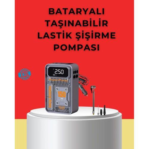 Hızlı Şişirme Güçlü Motorlu 150 Psı Araba Lastik Pompası