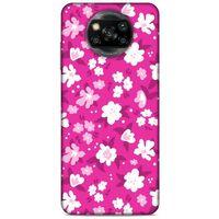 Xiaomi Redmi Poco X3 Uyumlu Kılıf Pembe Delisi (7) Telefon Kılıfı Çiçekli