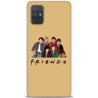 Samsung Galaxy A51 Kılıf HD Baskılı Kılıf - Friends + Tam Ekran Koruyucu