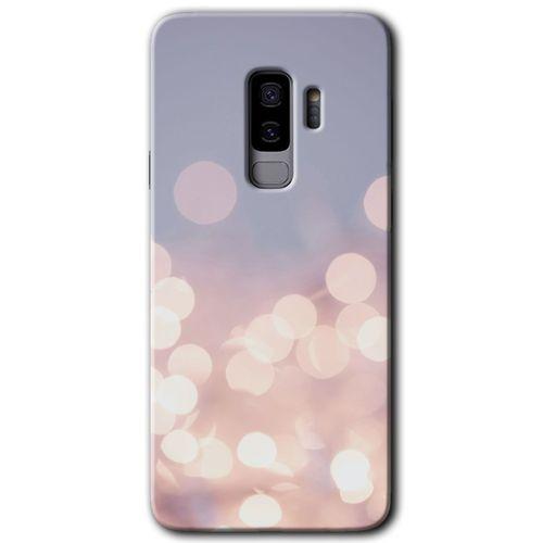 Potkal Hediye Fabrikası Samsung Galaxy S9 Plus HD Baskılı Kılıf + 9D Tam Ekran Koruyucu - Blur Lights