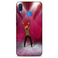 Huawei Psmart 2019 Kılıf FunnyMaX (27) Tasarımlı Kılıf Fuşya
