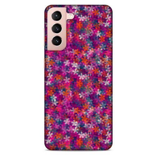 Samsung Galaxy S21 Uyumlu Kılıf Pembe Delisi (3) Kapak Çiçek