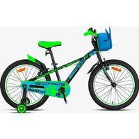 Kron Bobcat 16 Jant Erkek Çocuk Bisikleti Siyah-Mavi/Yeşil