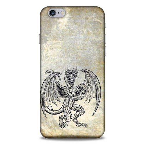 Lopard Apple Iphone 6 Plus Uyumlu Kılıf Tattoo's (30) Silicone Case Şeytan Ejderha