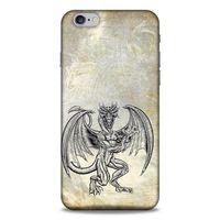 Lopard Apple Iphone 6 Plus Uyumlu Kılıf Tattoo's (30) Silicone Case Şeytan Ejderha