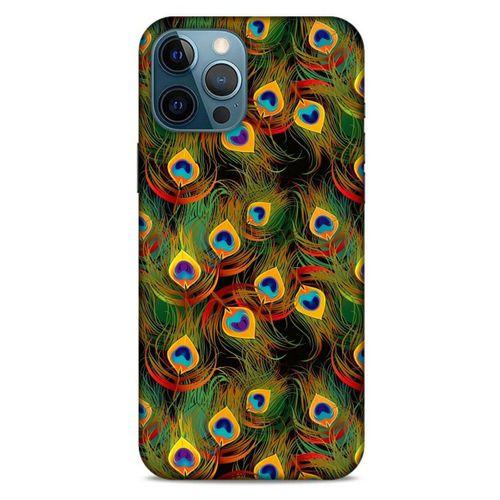 Apple iPhone 12 Pro Max Kılıf Desenli Özel Seri Tüyler (12) Koruyucu Silikon
