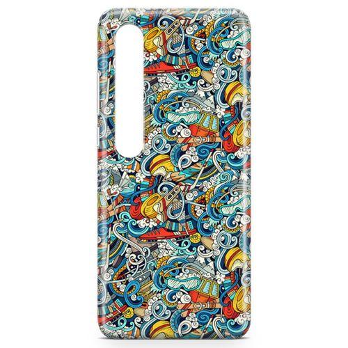Xiaomi Mi 10 Pro Kılıf Uludağ Doodle Arka Kapak Koruma Desenli Full Koruyucu