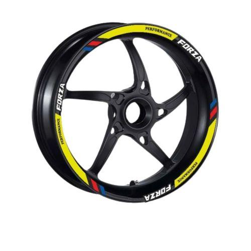 HONDA Honda M Power Sarı Forza Uyumlu 1 Set Jant Şeridi