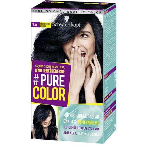 PURE COLOR Marka: Saç Boyası 1.4 Siyah Üzüm Reçeli Kategori: Saç Boyası
