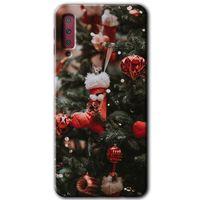 Potkal Hediye Fabrikası Samsung Galaxy A7 2018 Kılıf HD Desen Baskılı Arka Kapak - Happy New Year