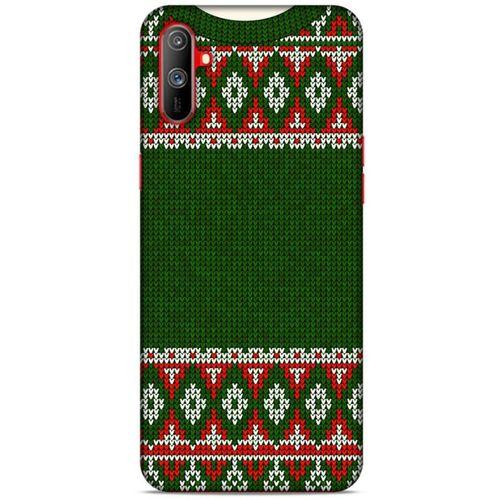 Kazak (25) Desenli Silikon Kapak Oppo Realme C3 Kılıf