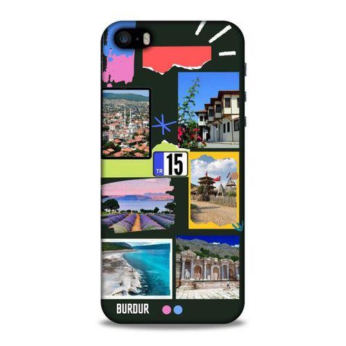 Lopard Apple Iphone 5 Uyumlu Kılıf Şehirli ※ (15) Burdur Antişok Kılıf