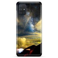 Lopard Samsung Galaxy M51 Uyumlu Kılıf Gece'S (17) Tasarım Kılıf Sarı