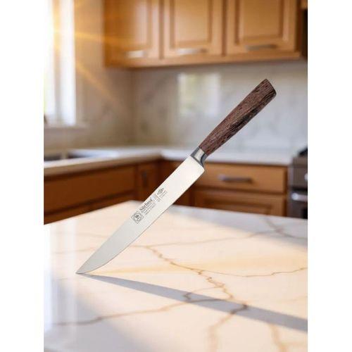 Sürbisa Sürmene 61301 Sıcak Dövme Mutfak Bıçağı Zeytin Saplı Ahşap 21 Cm