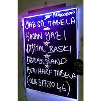 60x80cm-1 KALEM-LED IŞIKLI YAZI TAHTASI EN UCUZ YAZI PANOSU