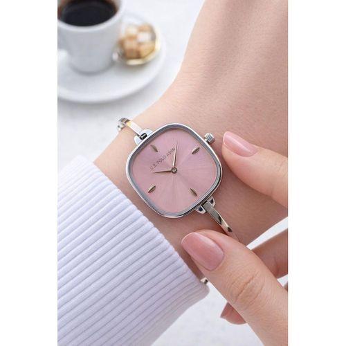 U.S.Polo Assn. İnce Su Yolu Özel Tasarım Çelik Kordon 2 Yıl Garantili Kadın Kol Saati U02158.2