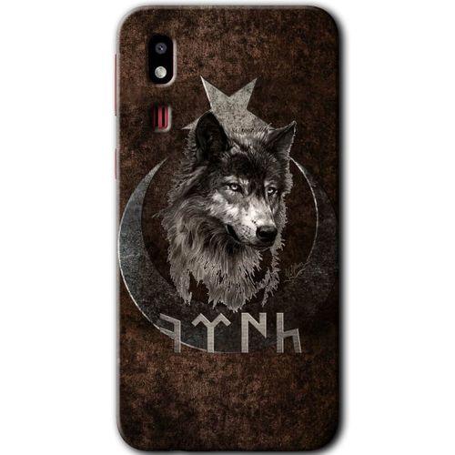 Galaxy A2 Core Kılıf HD Desen Baskılı Arka Kapak - Bozkurt Göktürk