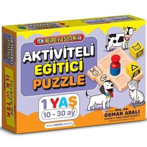 Aktiviteli Eğitici Puzzle 1 Yaş Adeda Yayınları