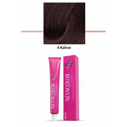 Premium 4 Kahve - Kalıcı Krem Saç Boyası 50 g Tüp