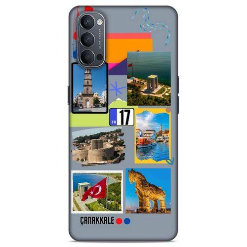 Lopard Oppo Reno 4 Uyumlu Kılıf Şehirli ※ (17) Çanakkale Tasarım Kılıf