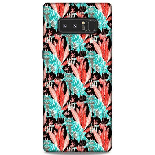 Lopard Samsung Galaxy Note 8 Uyumlu Kılıf Manipülasyon ☻ (5) Koruma Kabı Baskılı