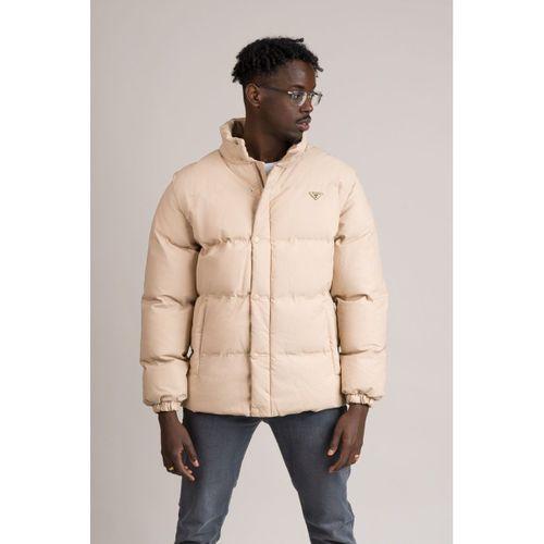 Slimfit Dik Yaka Elyaf Dolgulu Çıkma Kol Şişme Mont