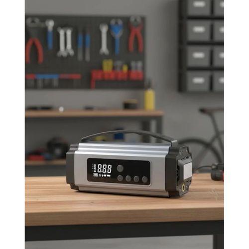 Yolda Kalmaya Son Dijital Ekranlı Akü Takviye Ve Hava Kompresörü Çok Fonksiyonlu Acil Güç Ünitesi