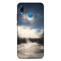 Lopard Huawei P20 Lite Uyumlu Kılıf Gece'S (27) Tasarımlı Kılıf Dolunay