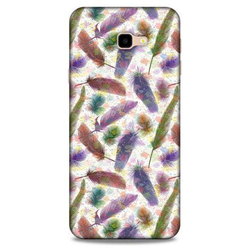 Samsung Galaxy J4 Plus Kılıf Desenli Özel Seri Tüyler (33) Hybrid Kılıf