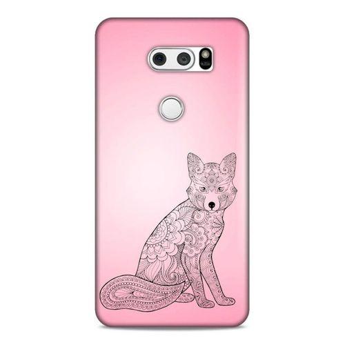 Lopard LG K40S Uyumlu Kılıf Tattoo's (42) Rugged Armor Kılıf Pembe Dövme