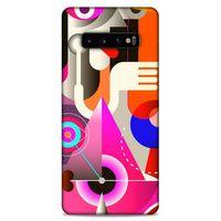 Lopard Samsung Galaxy S10 Plus Uyumlu Kılıf Soyut Sanat (17) Baskılı Tasarım Kılıf