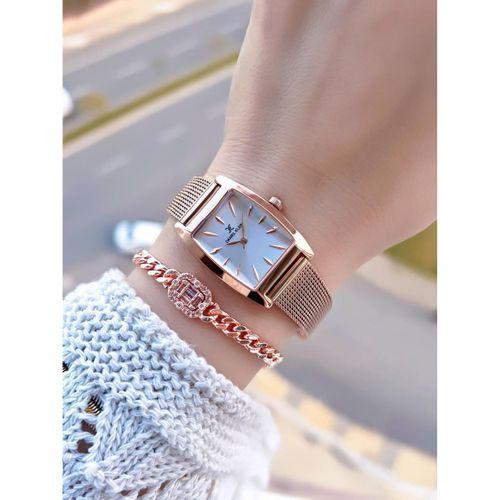 Daniel Klein Çelik Hasır Kordon 2 Yıl Garantili 3Atm Suya Dayanıklı Kadın Kol Saati+Bileklik B141195