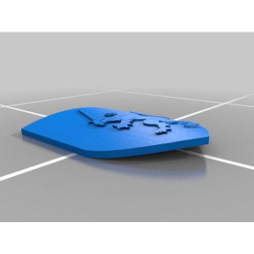 Ortaçağ Şövalye Kalkanları Dükler 3D Baskı (Bu ürün Sadece Plastik parçadır - Almadan Önce Soru Sorabilirsiniz)