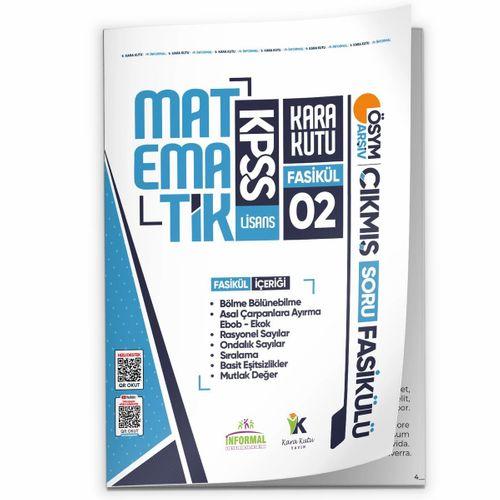 2026 KPSS Matematik Kara Kutu 2 Fasikül ÖSYM Çıkmış Soru BÖLME BÖLÜNEBİLME MUTLAK DEĞER Modüler Set