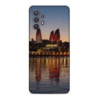 Samsung Galaxy A32 Uyumlu Kılıf Azarbaijan (28) Arka Kapak Alov Kuleleri