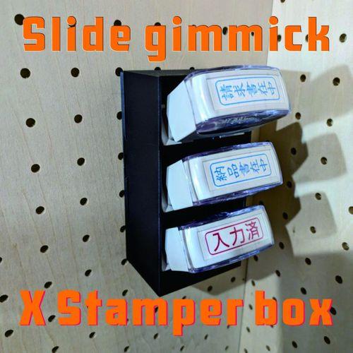 Slayt hile XSTAMPER Duvar Montajı Depolama Kılıfı – 6912416