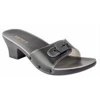 Ceyo 6800ı Minelli Topuklu Siyah Ortopedik Kadın Terlik