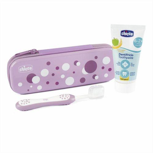 Chicco Diş Fırçası Seti 6+ Ay Lila