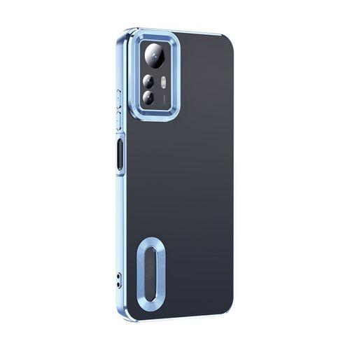 Xiaomi Redmi Note 12S Kılıf Kamera Korumalı Logo Gösteren Zore Omega Kapak