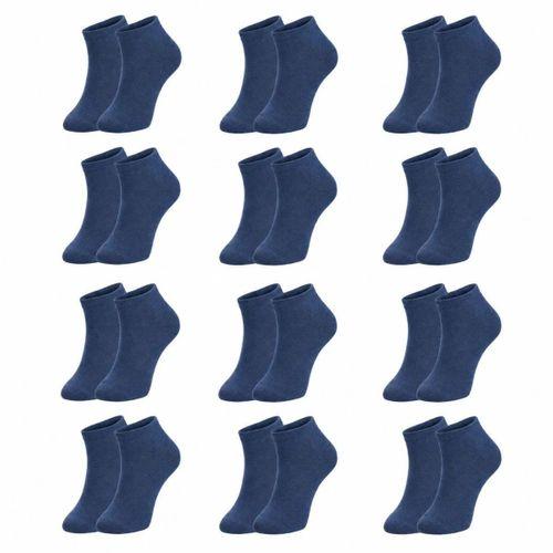 Erkek Pamuklu Patik Çorap 12'li 39-44 | Dikişsiz Burun, Koku Karşıtı, Nefes Alan Sneaker