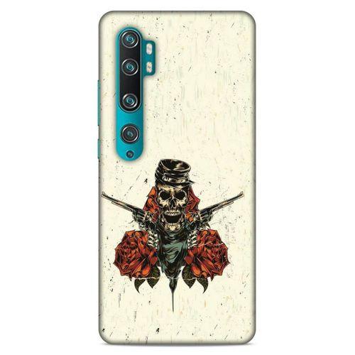 Lopard Xiaomi Mi Note 10 Uyumlu Kılıf Tattoo's (1) Kılıfı Gül İskelet