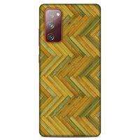 Lopard Samsung Galaxy S20 Fe Uyumlu Kılıf Wood'X (32) Soft Silikon Kılıf Desenli