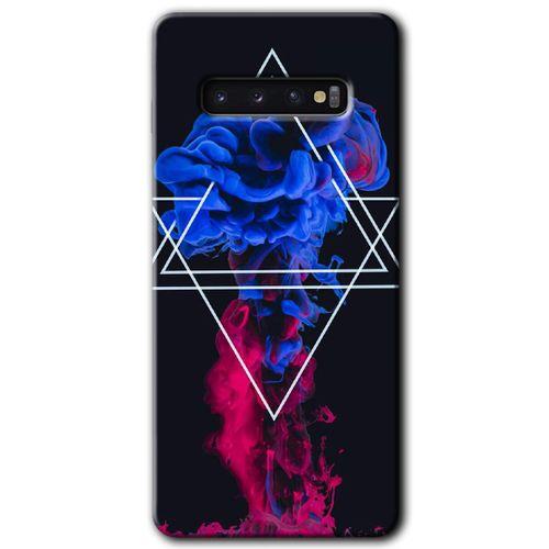 Samsung Galaxy S10 Kılıf HD Desen Baskılı Arka Kapak - Mekanik Duman 1