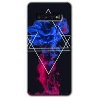Samsung Galaxy S10 Kılıf HD Desen Baskılı Arka Kapak - Mekanik Duman 1