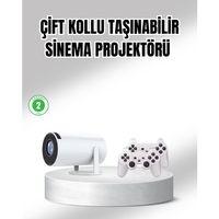Projeksiyon Cihazı 4k Destekli Kablosuz Bağlantılı Bluetooth 5.0