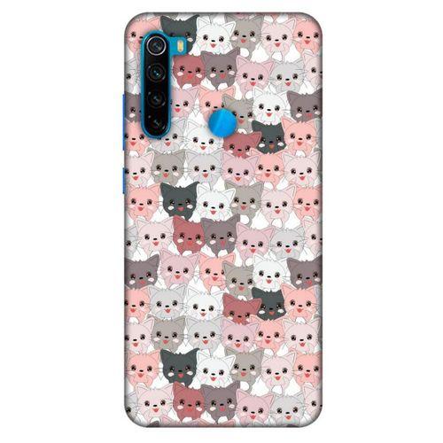 Lopard Xiaomi Redmi Note 8 Uyumlu Kılıf Kediler (31) TPU Kılıf Minikler