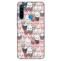 Lopard Xiaomi Redmi Note 8 Uyumlu Kılıf Kediler (31) TPU Kılıf Minikler