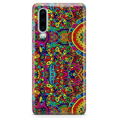 Huawei P30 Kılıf Huşu Arka Kapak Koruma Desenli Full Koruyucu